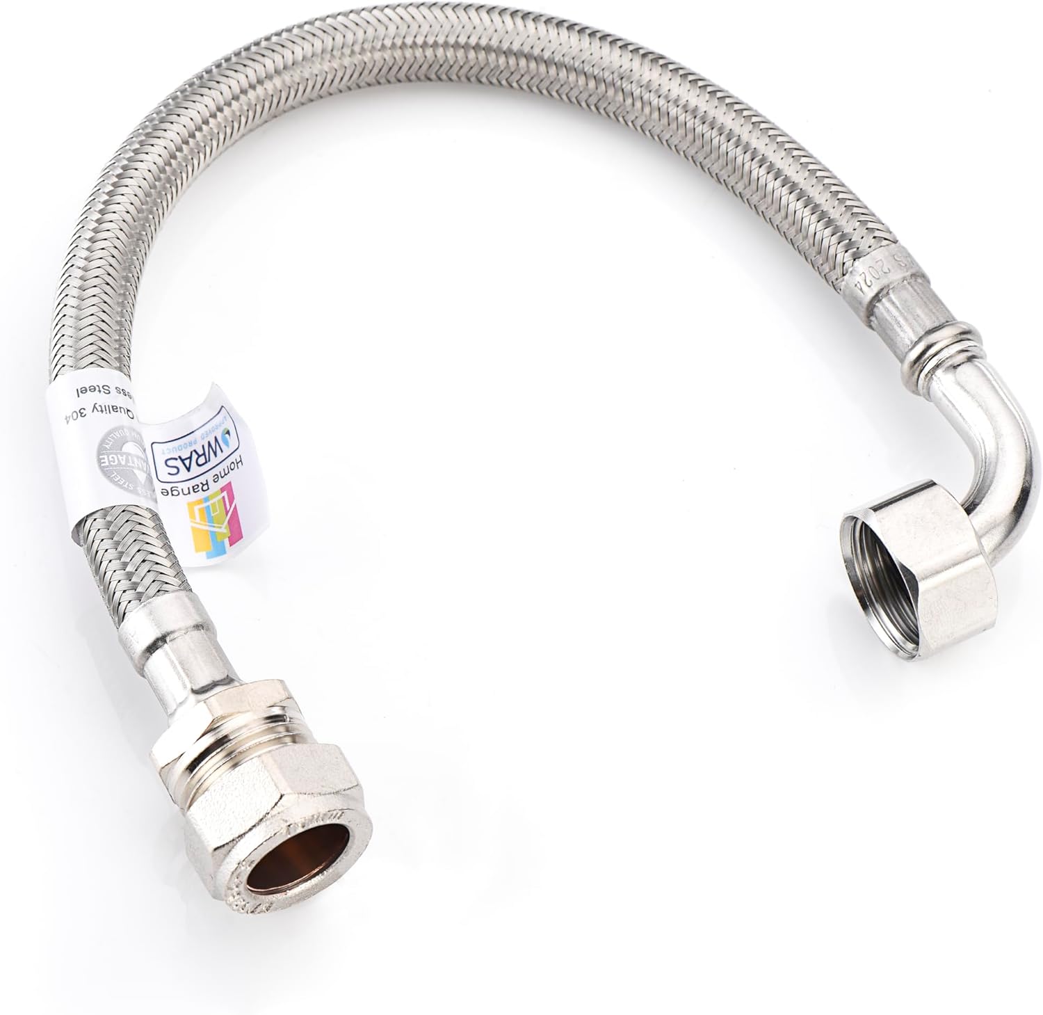 Detalle 2 de Home Range WRAS Approved 500mm 1/2 x 15mm Compression Elbow Flexi Pipe