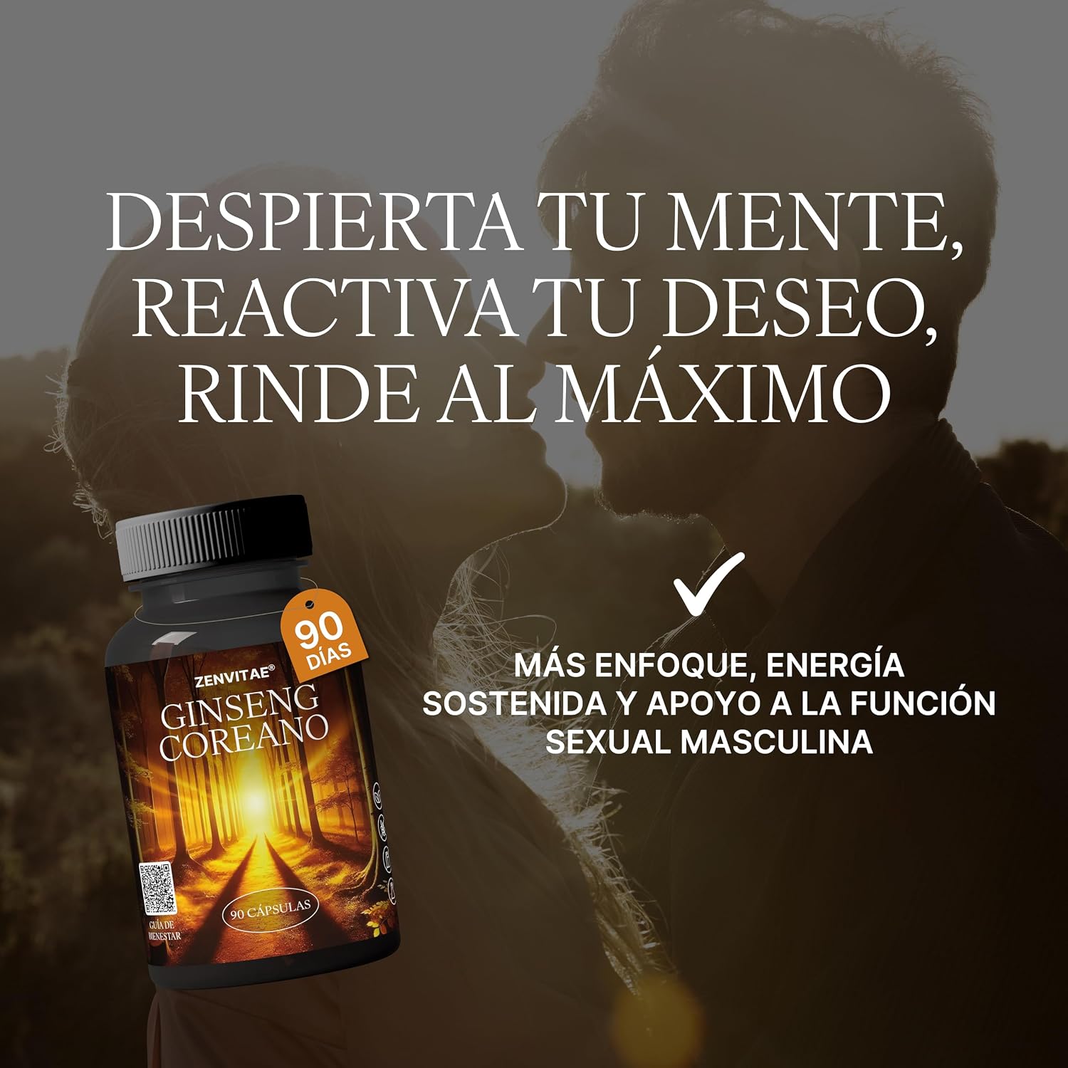 Detalle 2 de ZENVITAE FOCO DIARIO 3.000 mg 90 cápsulas