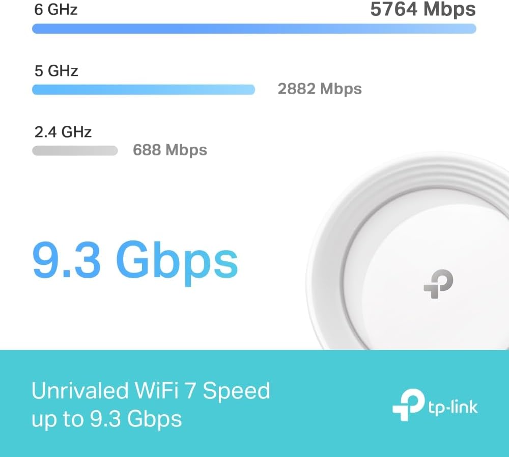 Thumbnail 2 de TP-Link Deco BE65 BE9300 Mesh WiFi 7 9.3 Gbps