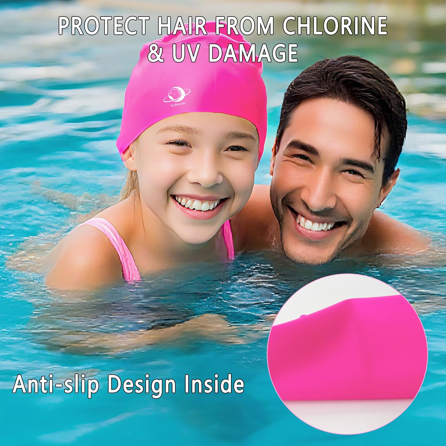 Thumbnail 3 de Xcdhemde Bonnet de Bain Enfant Silicone