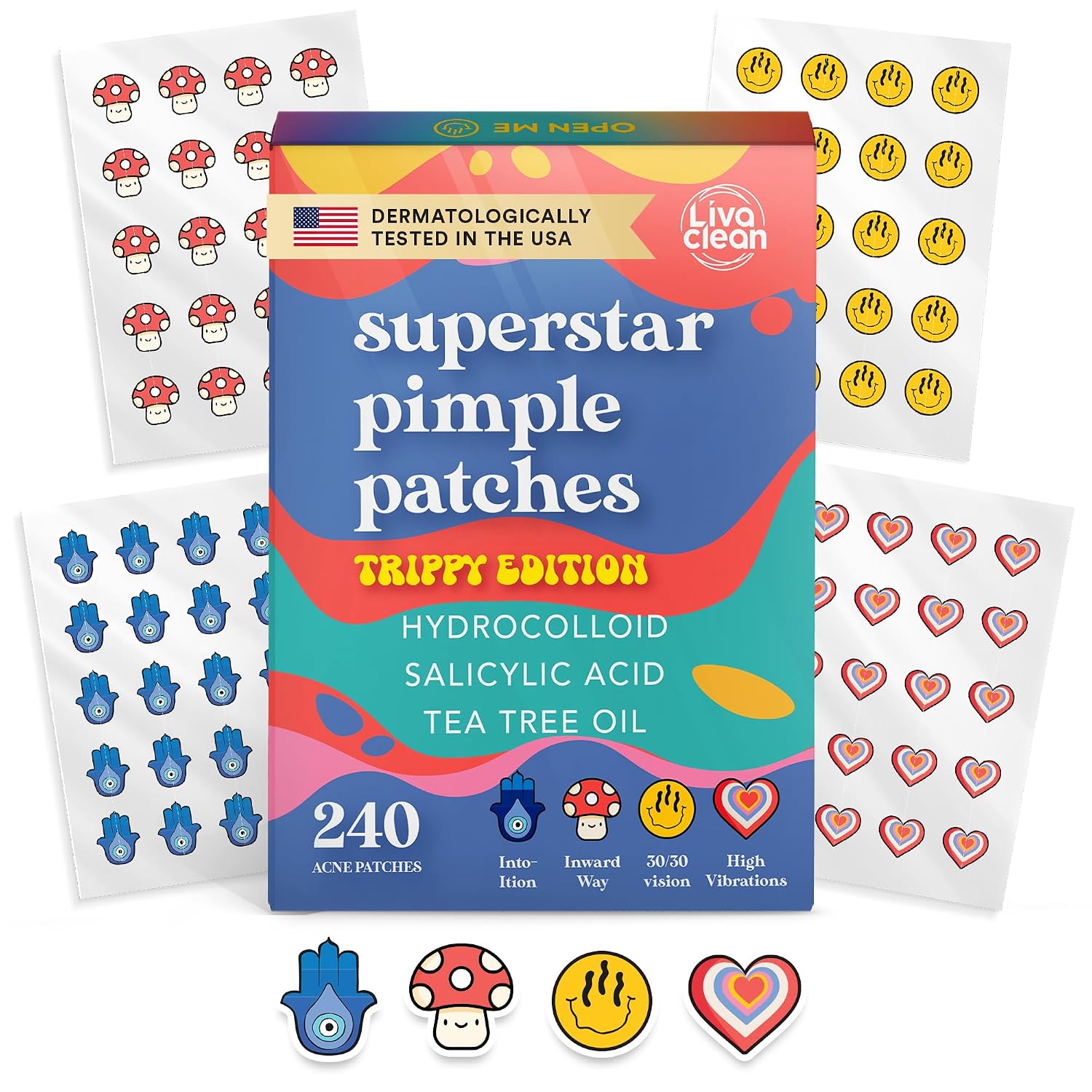Thumbnail 6 de Livaclean Star Pimple Patches with Hydrocolloid ⚡