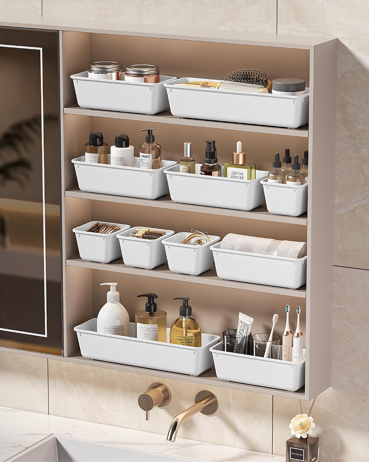 Thumbnail 6 de KEMETHY Drawer Organizer Set, 25 Pieces