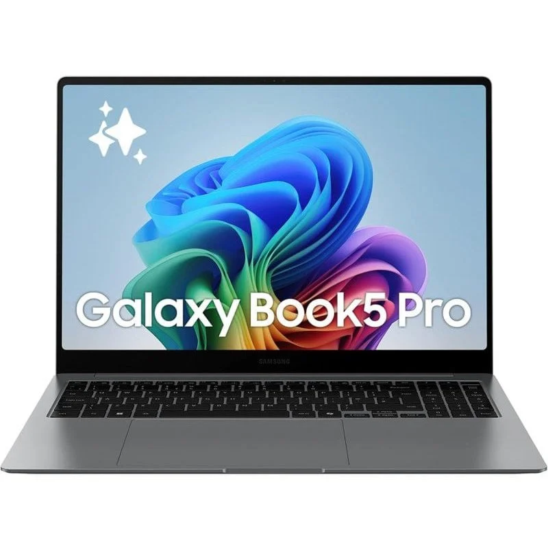 Detalle de Samsung Galaxy Book5 Pro 16" con Dynamic AMOLED 2X e Intel Core Ultra 7, 32 GB/512 GB SSD