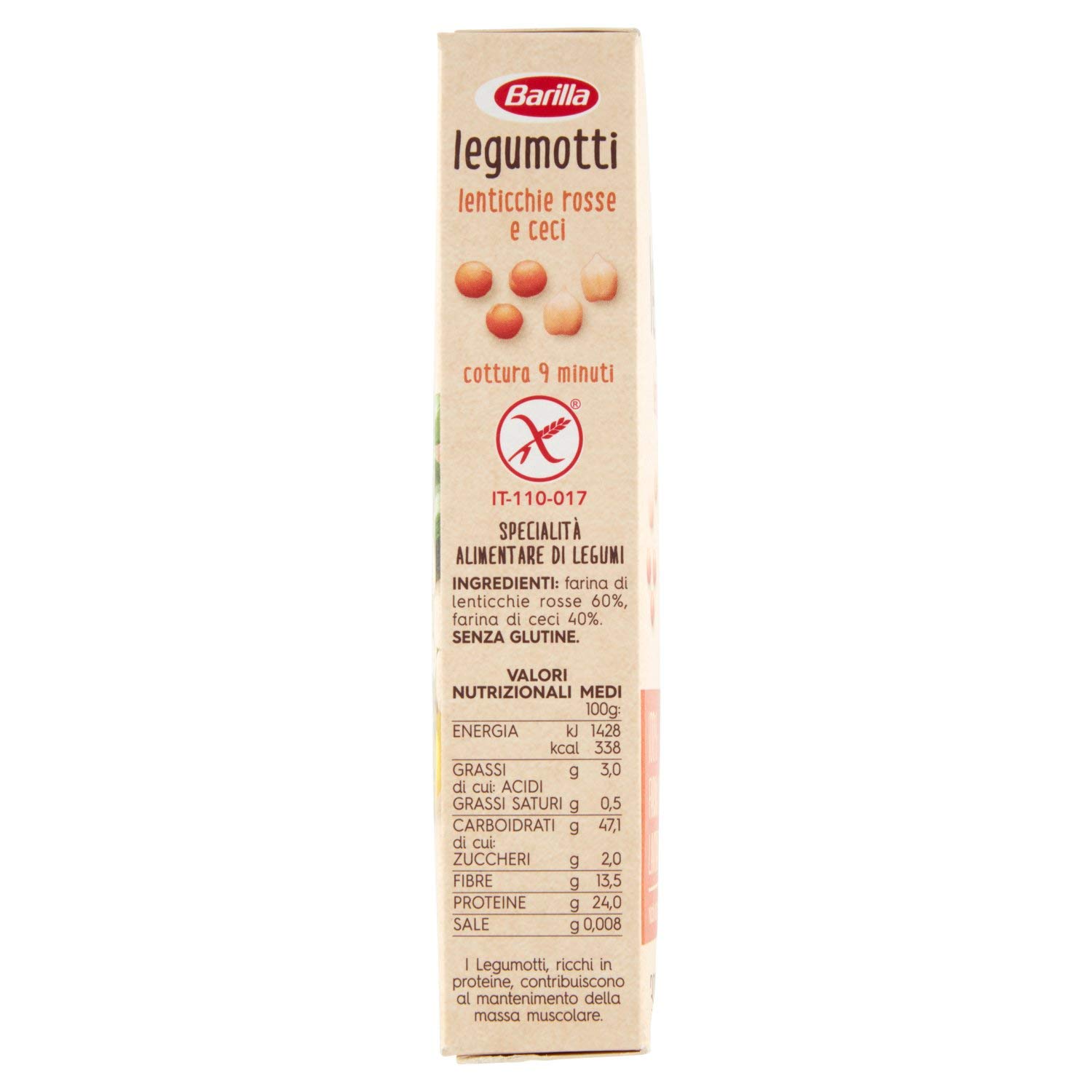 Thumbnail 1 de Barilla Risoni aus Hülsenfrüchten – Rote Linsen und Kichererbsen, 3er Pack (1 x 300 g)