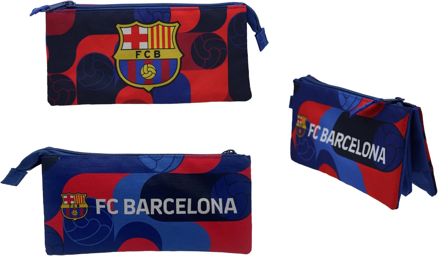 Detalle de CYPBRANDS FC Barcelona – niebieski zestaw szkolny z ołówkami i piórnikiem