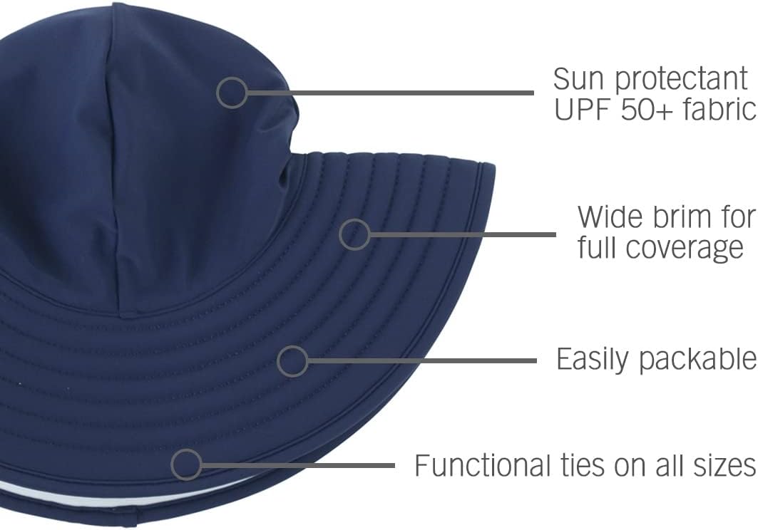 Detalle 2 de RuffleButts Toddler Sun Hat Nylon