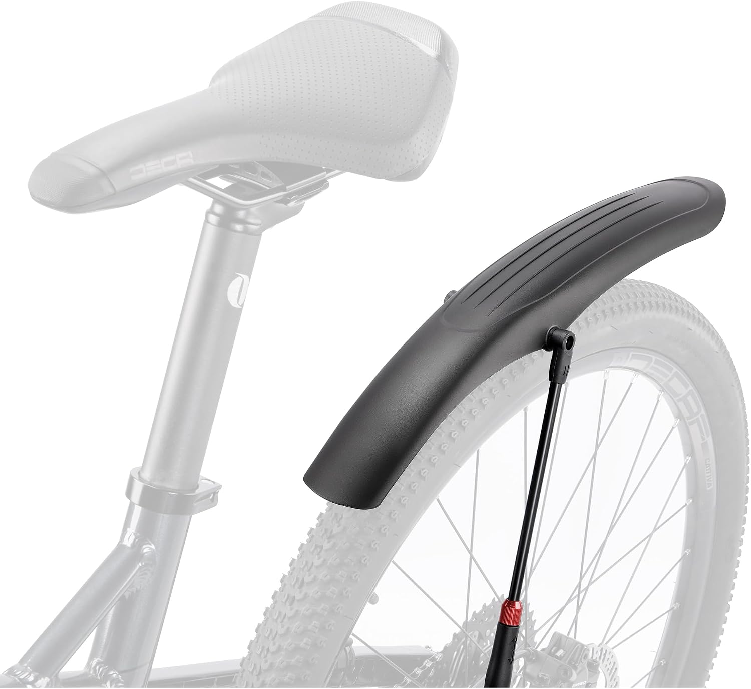 Detalle de Kadacha universele spatbordset voor fiets, 24-29 inch, PVC en snel demonteerbaar