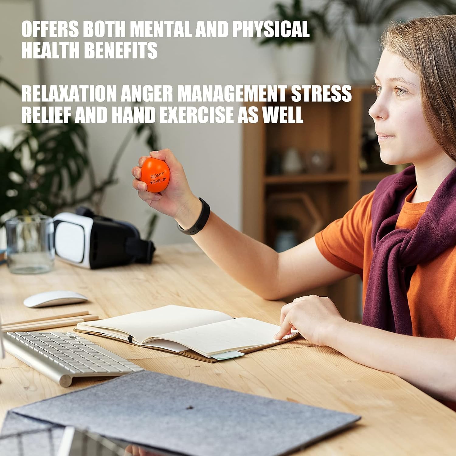 Thumbnail 5 de KDG Motivierende Stressbälle für Erwachsene & Kinder (6er-Set) – Stressabbau mit Quetsch-Action