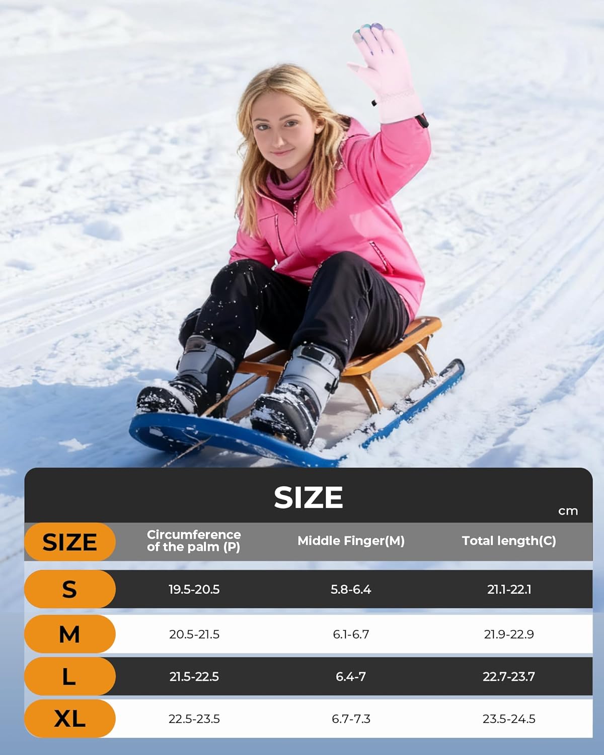 Thumbnail 6 de GoSkala Gants Hiver enfants 4–12 ans, tactiles et antidérapants