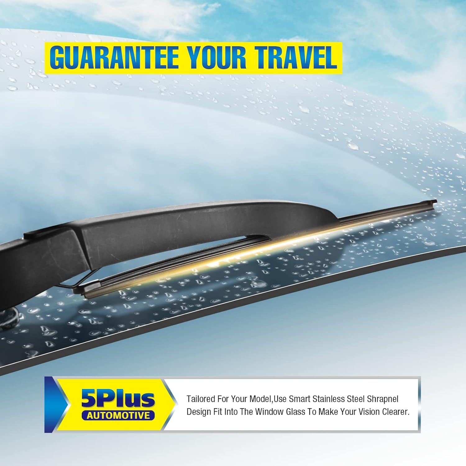 Thumbnail 3 de 5 PLUS 11-Inch Rear Wiper Blade Replacement for Ford Explorer, Escape, EcoSport, Expedition, BMW X3, Volvo V40 (A283H)