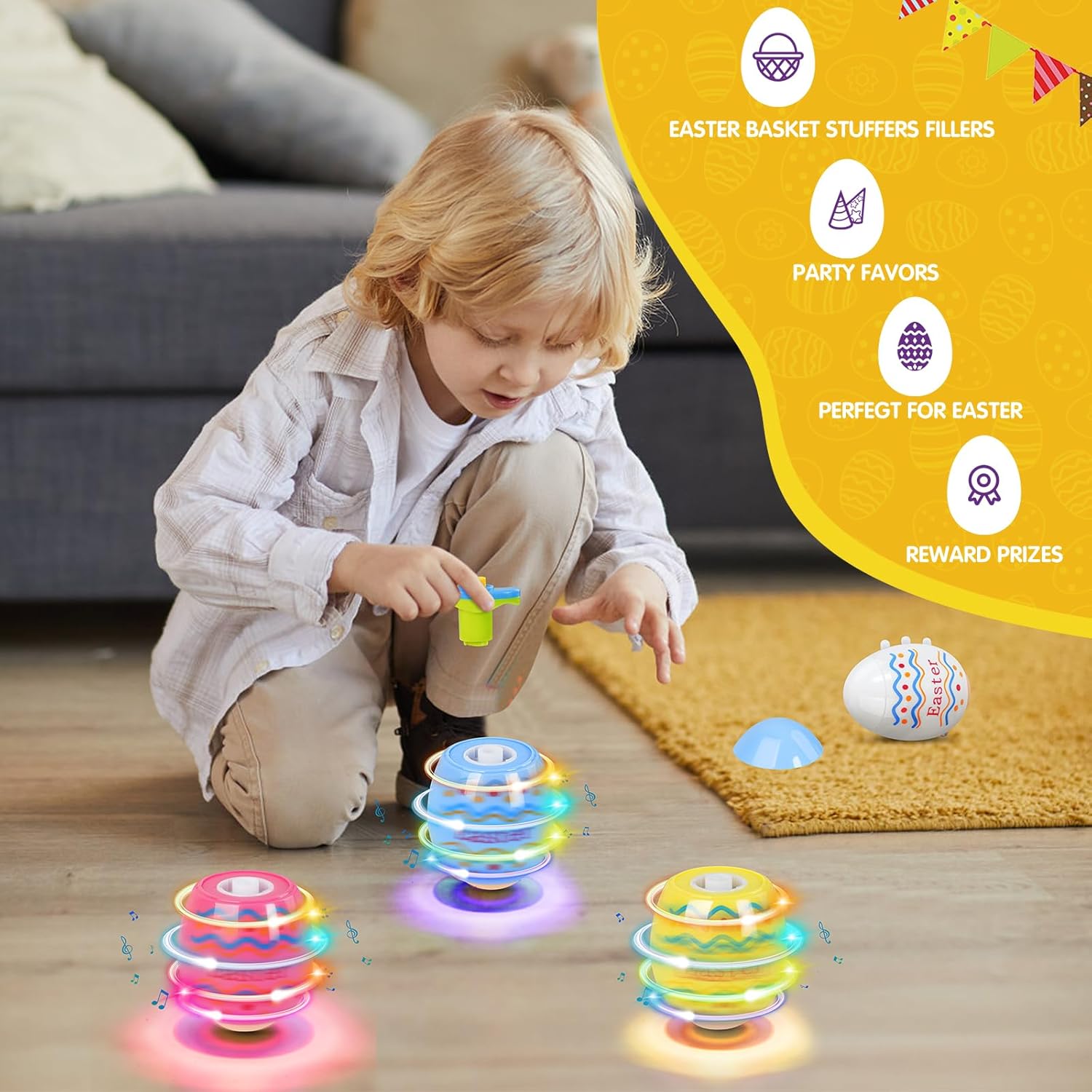 Detalle 2 de HaoVrisn Osterei-Spinning Set 6-teilig