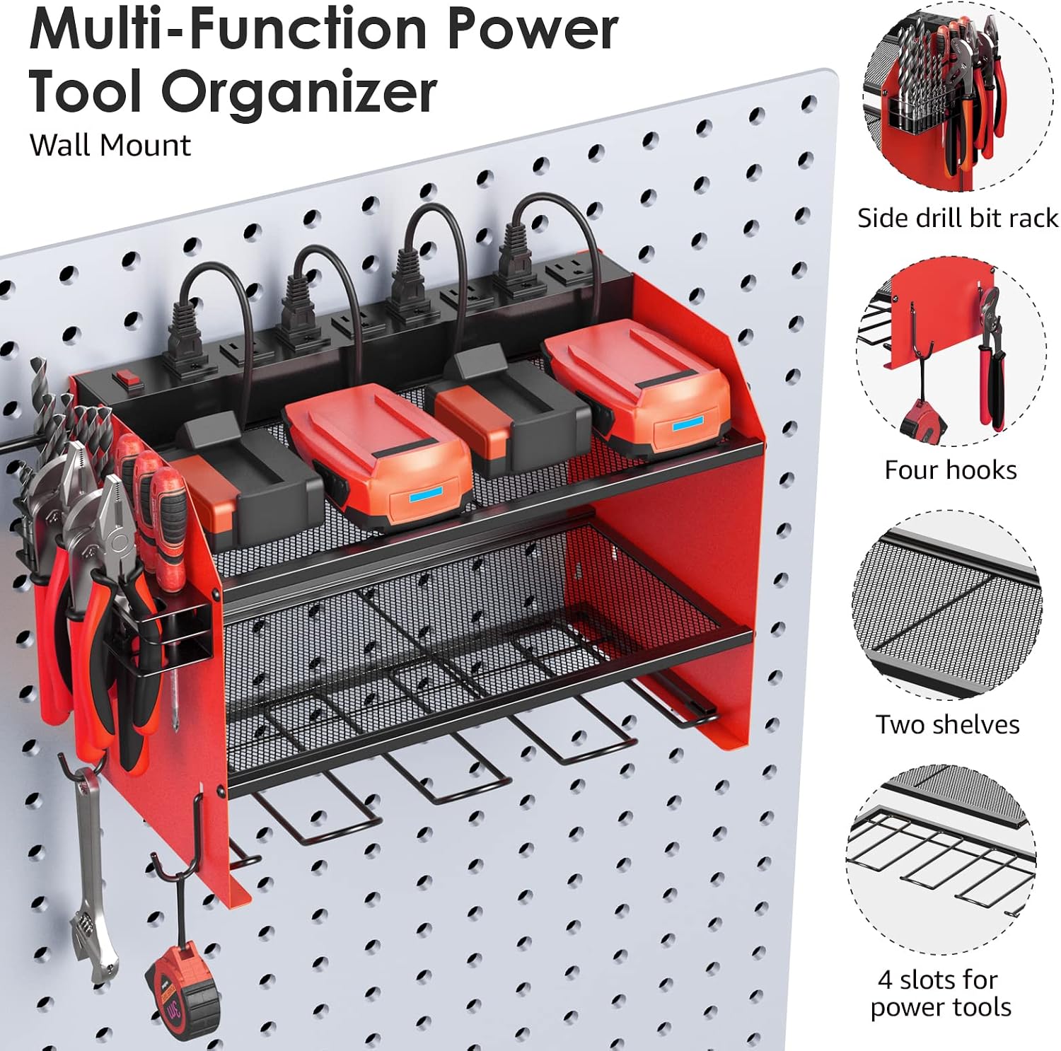 Thumbnail 4 de CCCEI Wall-Mount Tool Organizer, 3-Tier