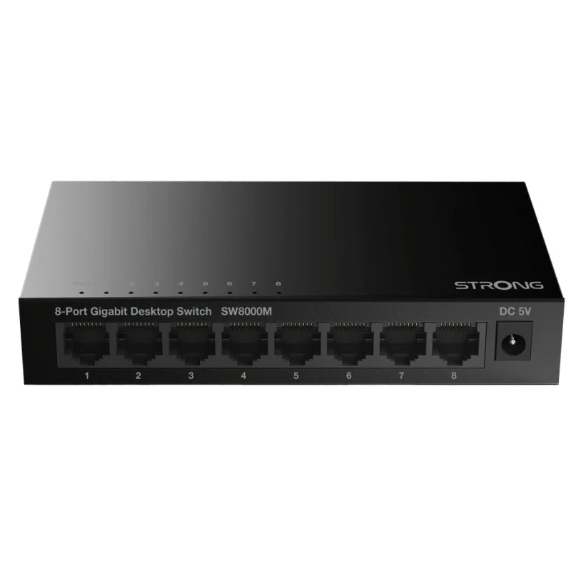 Detalle de Strong SW8000M Switch Gigabit 8 puertos 🖧
