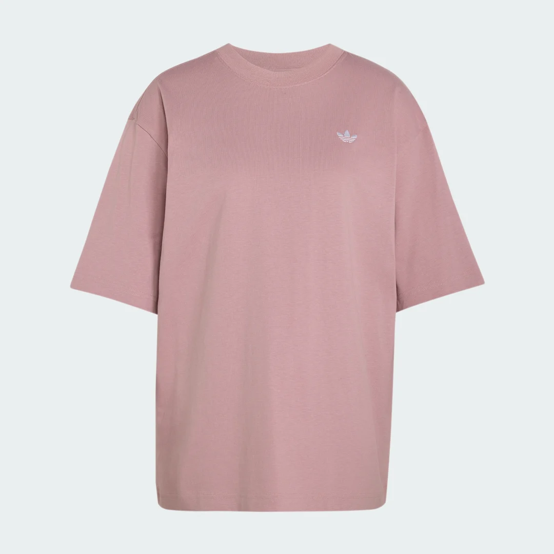 Detalle 2 de Camiseta Essentials Corte Boyfriend de Adidas — color Violeta