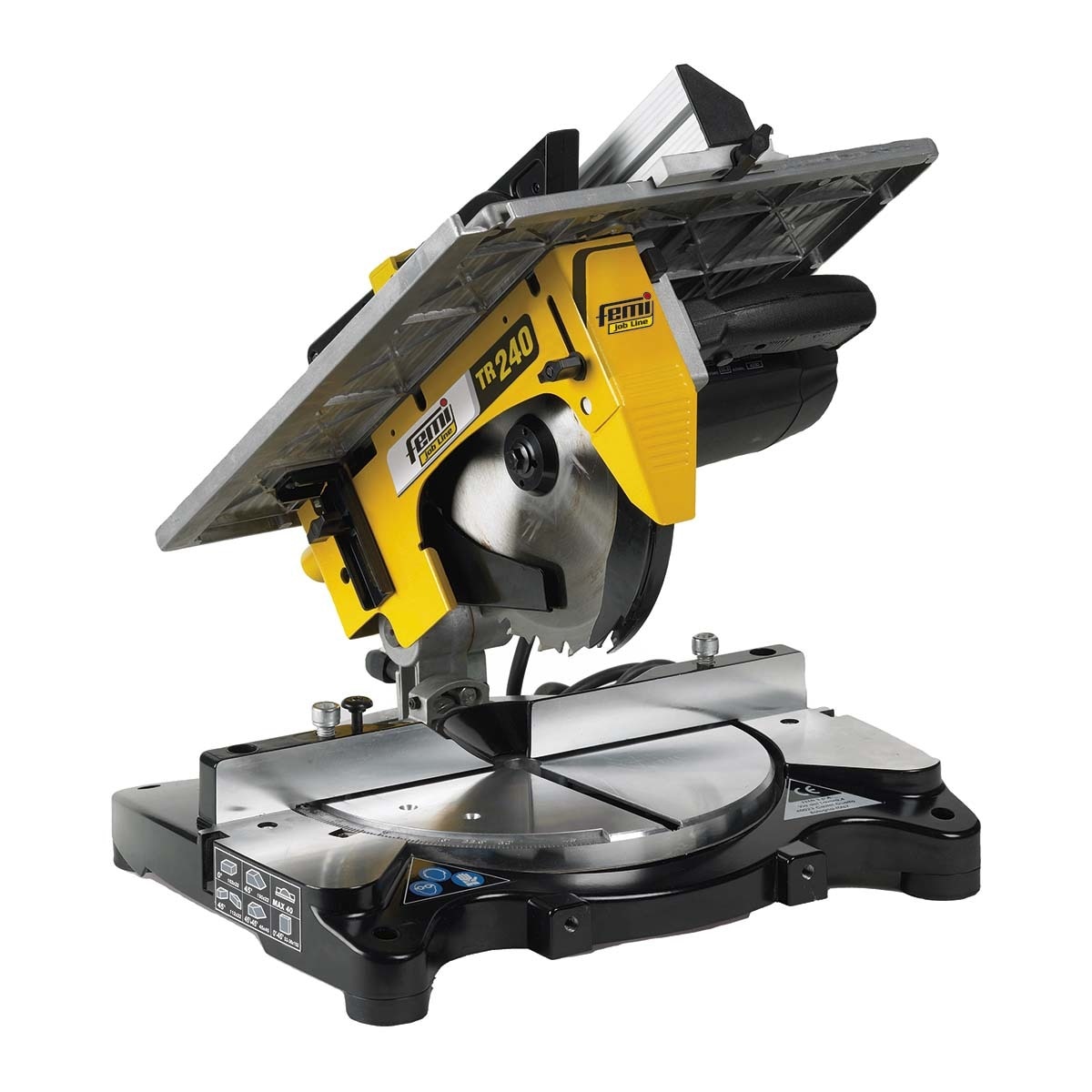 FEMI TR240 Ingletadora con mesa superior 1.450 W