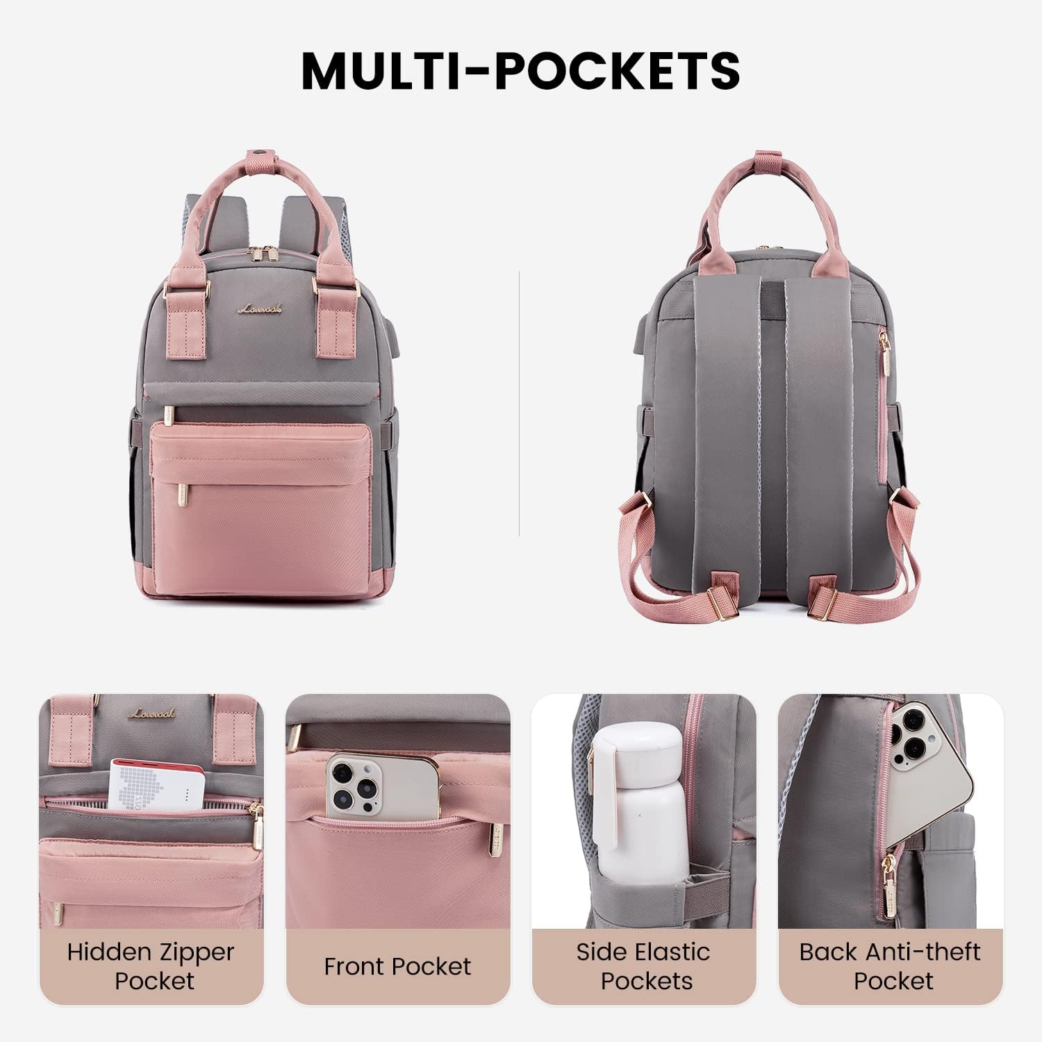 Detalle 2 de LOVEVOOK mini backpack 23 x 31 x 12.7cm