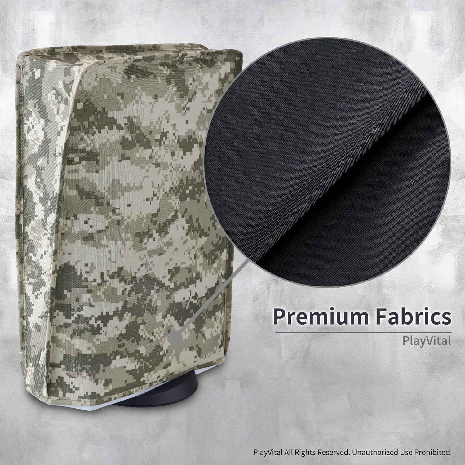 Thumbnail 4 de playvital Dust Cover for PS5 in vertical standing position (Digital & Disc Edition)