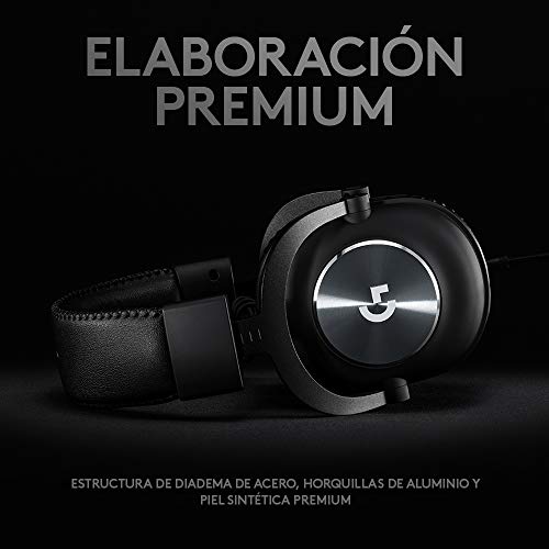 Detalle 2 de Logitech G Pro X Auriculares Gaming con cable y micrófono Blue VO!CE (DTS Headphone:X 7.1, Pro-G 50 mm)