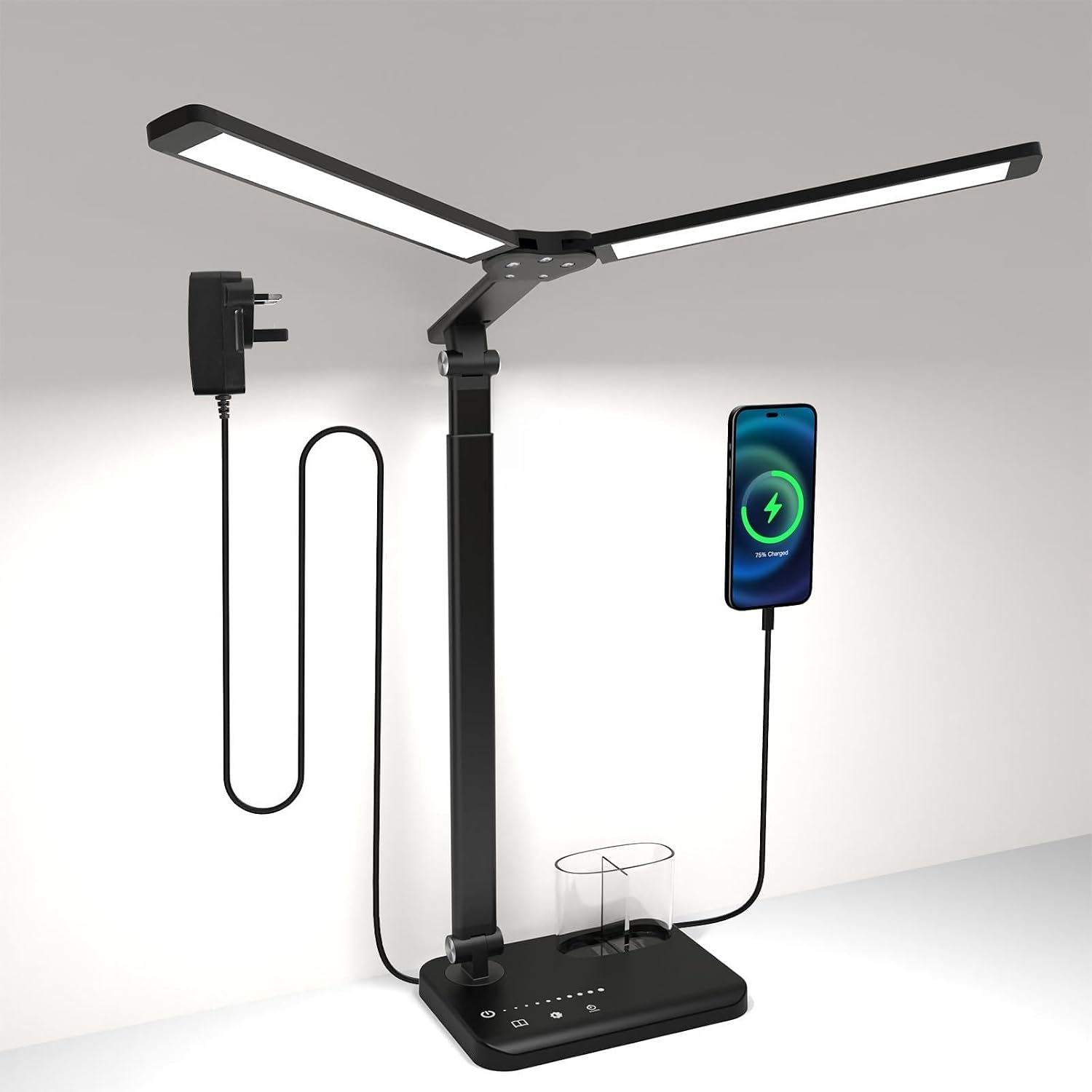 Detalle de Woputne Dual Head desk lamp 15W