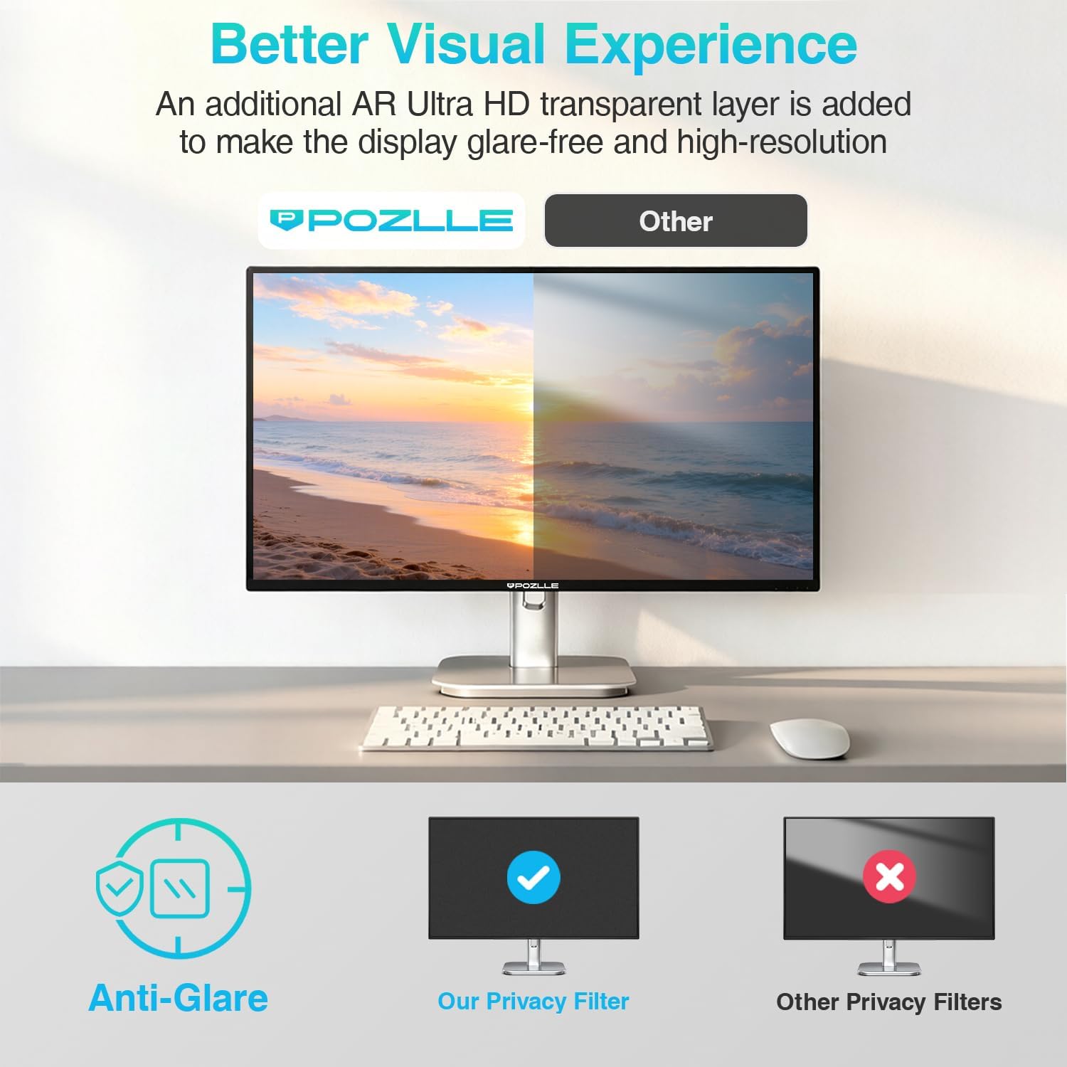 Thumbnail 6 de Pozlle 24-Inch Privacy Screen