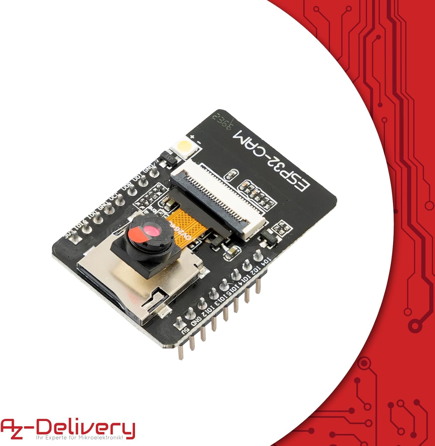 Thumbnail 6 de AZ-Delivery Module ESP32-CAM avec WiFi/Bluetooth et caméra, compatible Arduino