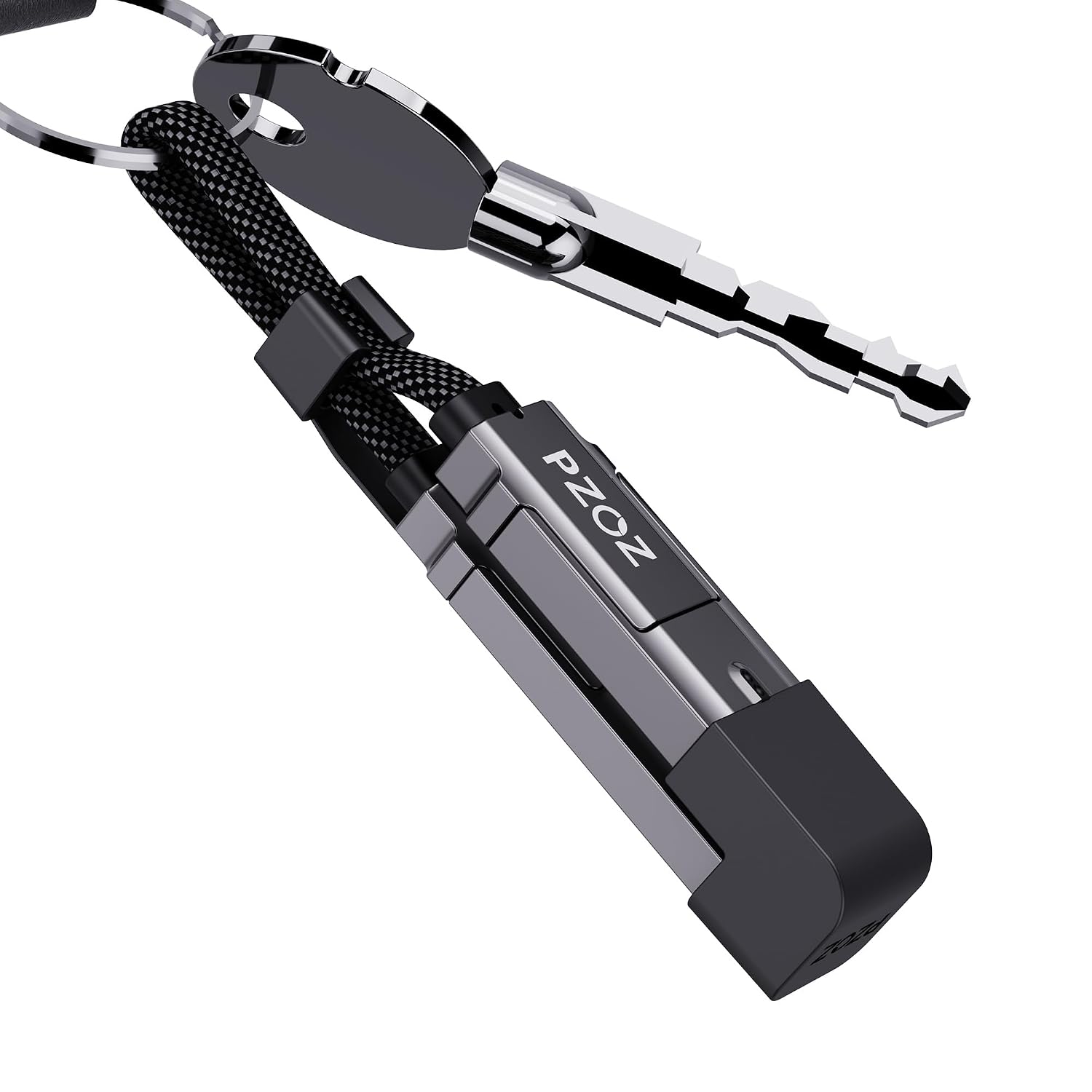 Detalle de PZOZ Multi Charger Cable 60W keychain fast charging cable