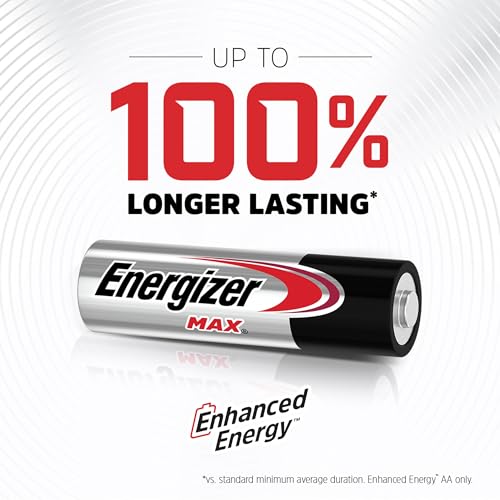 Detalle 2 de Energizer MAX AA Batteries, 24 Count — Long-Lasting Alkaline Power for Everyday Devices
