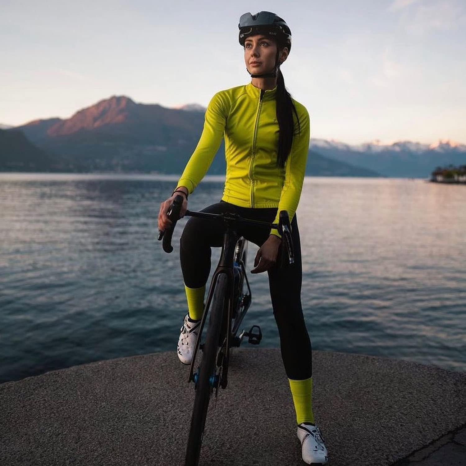 Detalle 2 de Wulibike Radtrikot Damen 3 Taschen đŽâ