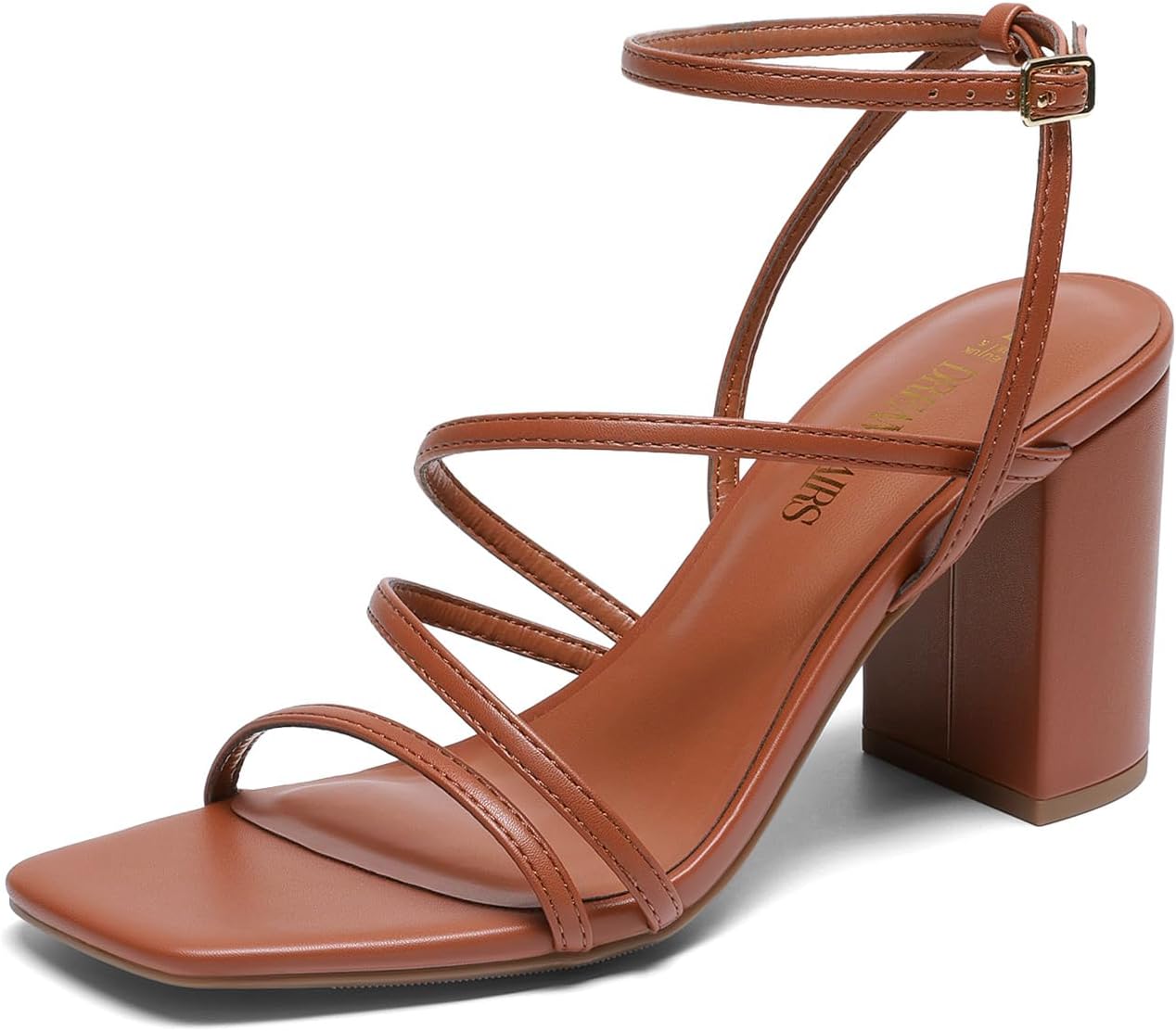 Thumbnail 6 de DREAM PAIRS Chunky Block Heels with Strappy Open Toe