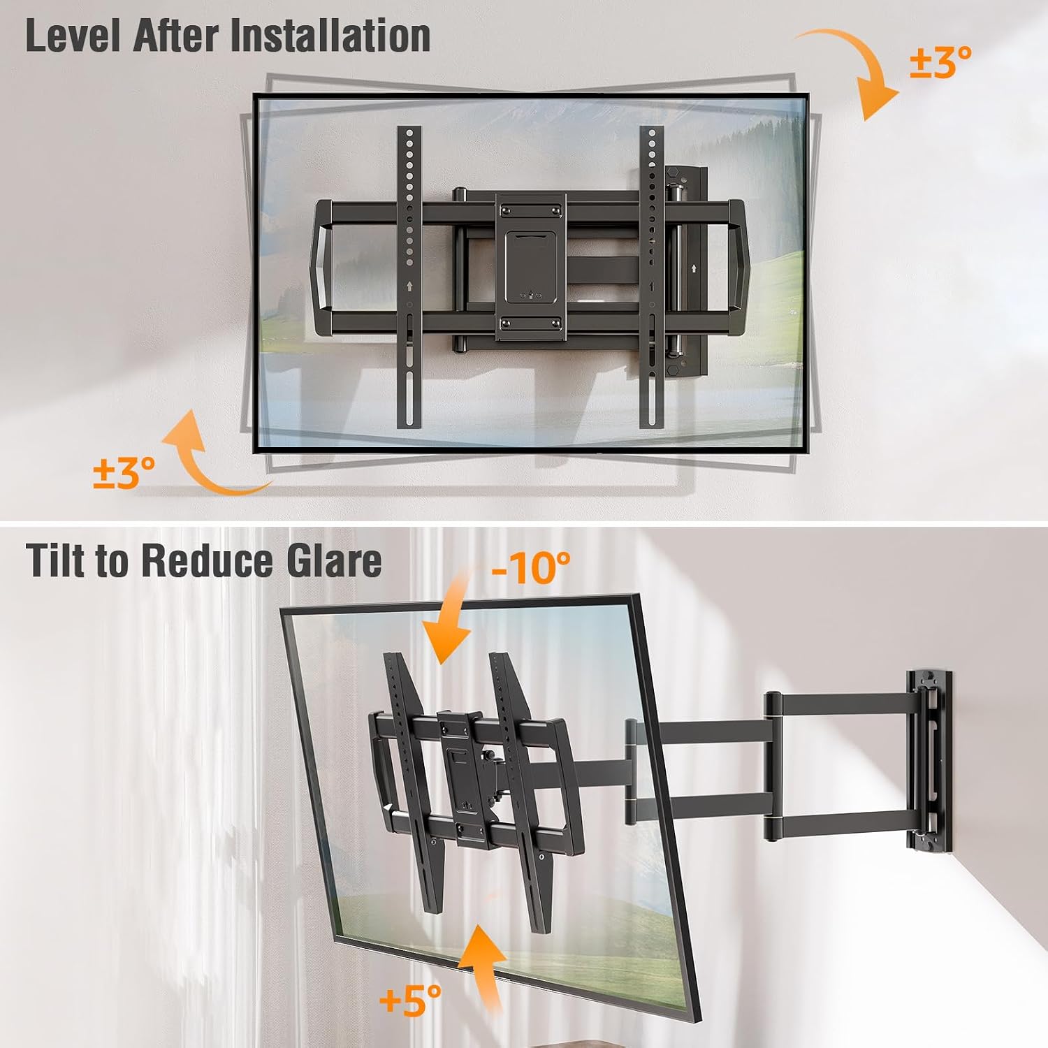 Detalle 1 de Long-Arm TV Wall Mount with 30-Inch Extension