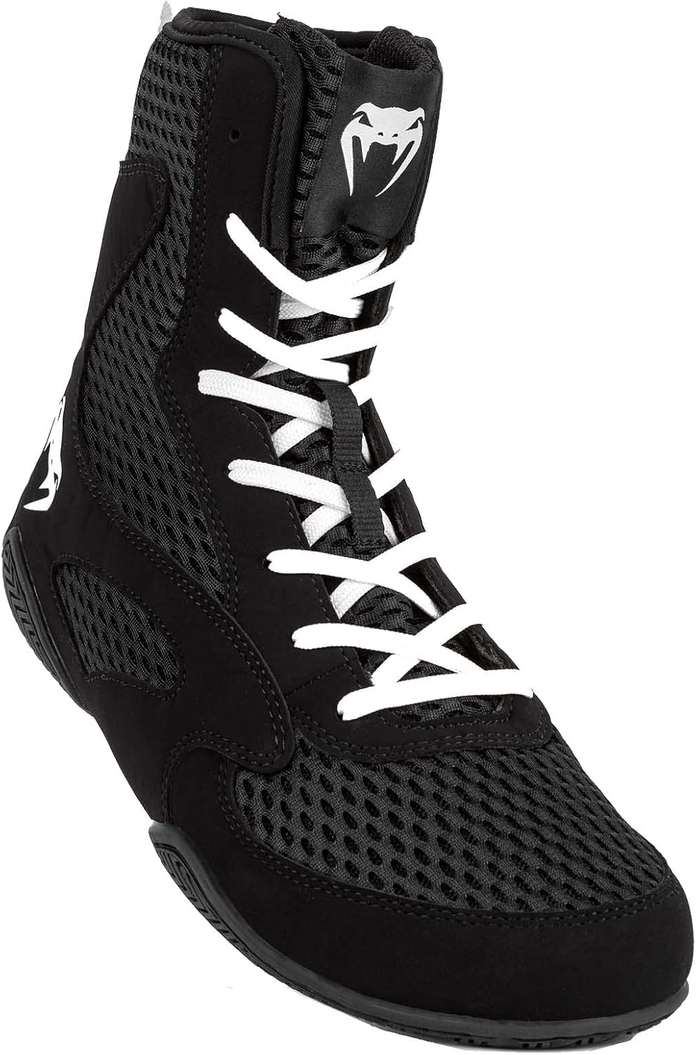 Detalle 2 de VENUM Contender Boxing Shoes, Lightweight Mid-Cut with Honeycomb Mesh