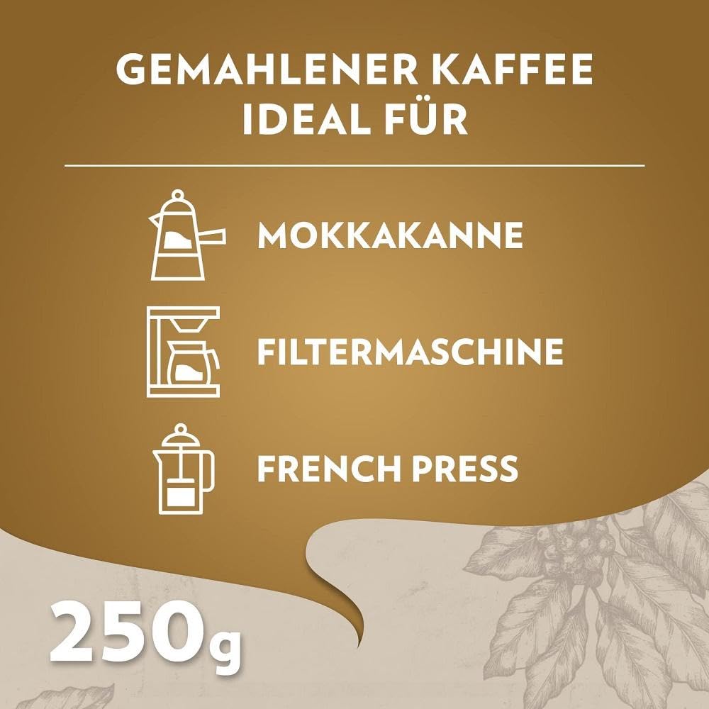 Detalle 2 de Lavazza Qualità Oro – gemahlener Kaffee aus 100 % Arabica, Intensität 5/10 (250 g)