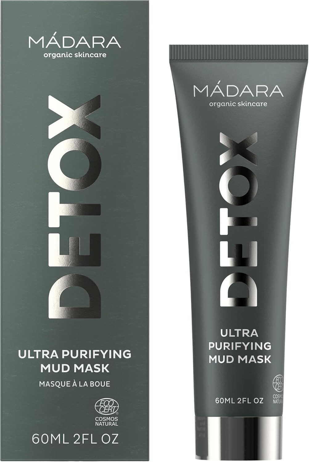 Detox Ultra Purifying Mud Mask 60 ml — purifiant et équilibrant par MÁDARA