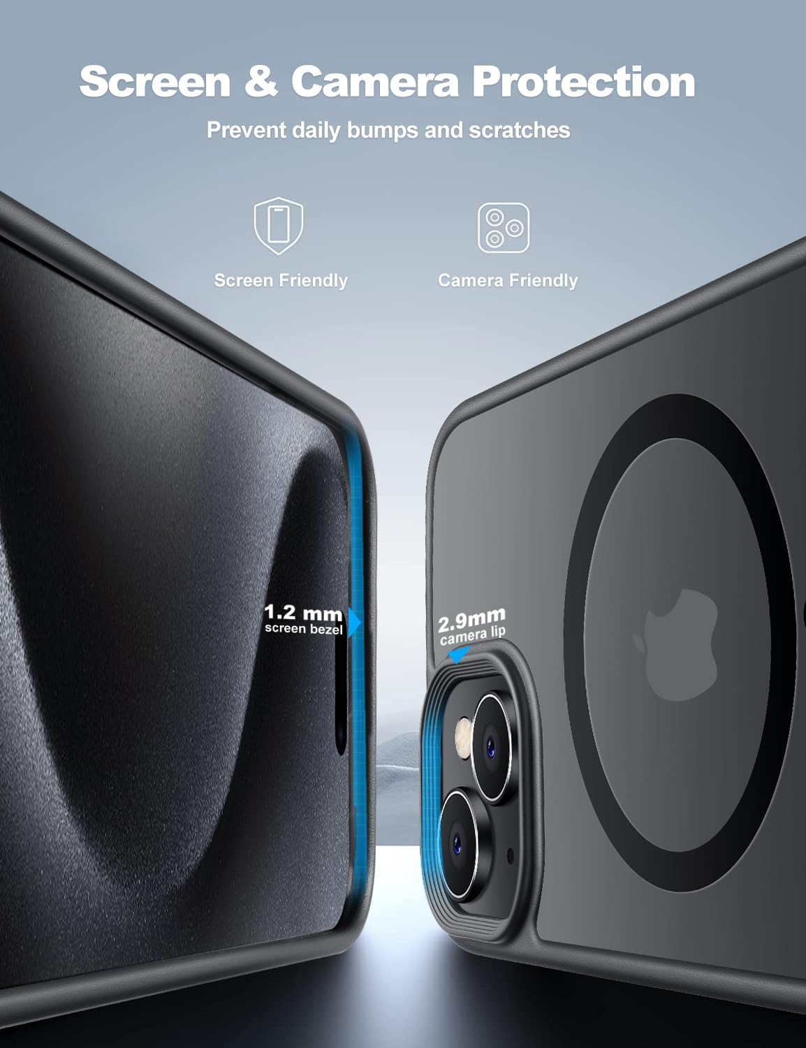 Thumbnail 3 de Tigowos Magnetic iPhone 15 Case — Matte Black