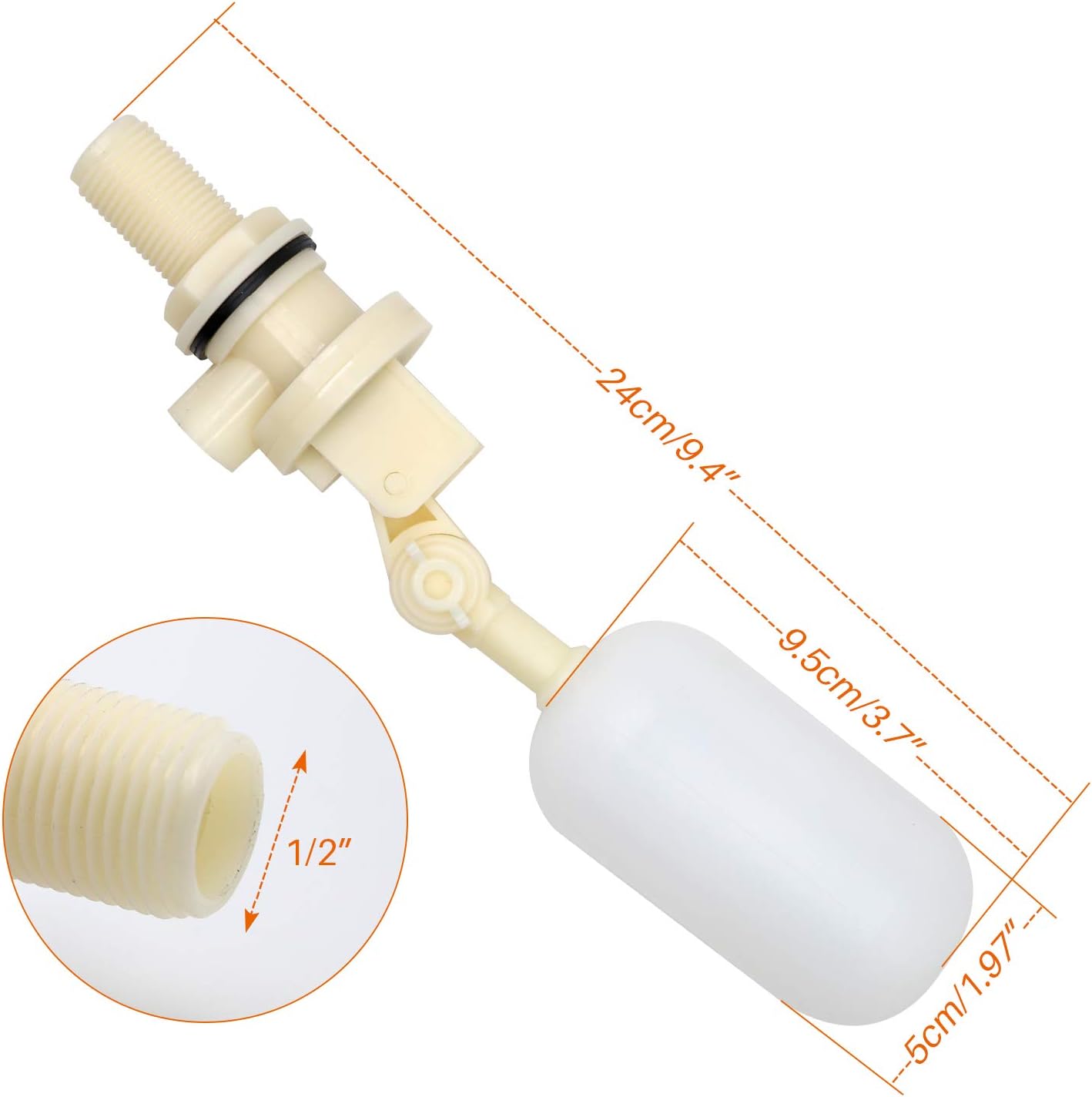 Detalle 2 de MasXirch 1/2 Inch Float Ball Valve