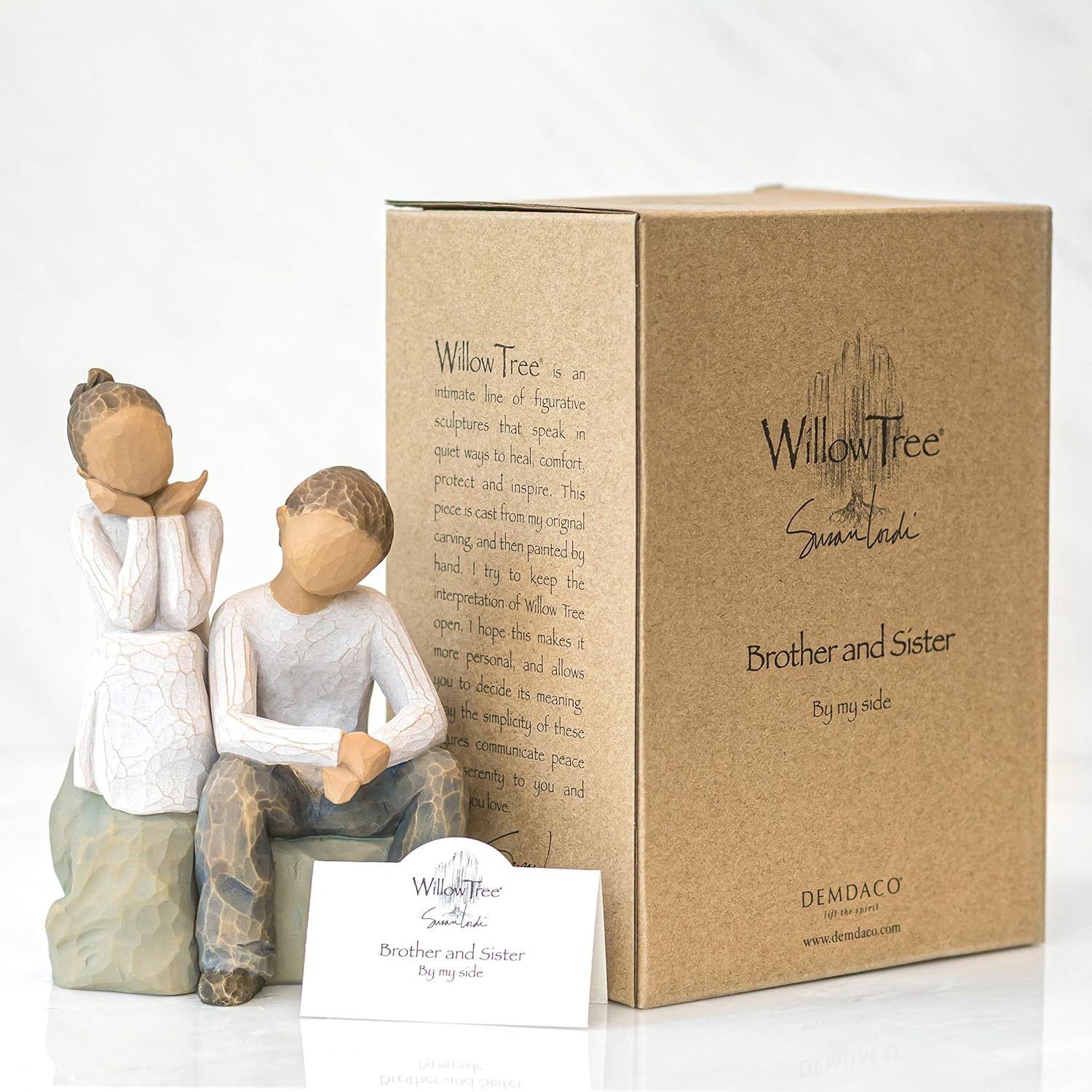 Thumbnail 6 de Enesco 26187 Frère et Sœur — Figurine résine peinte à la main, 5 pouces