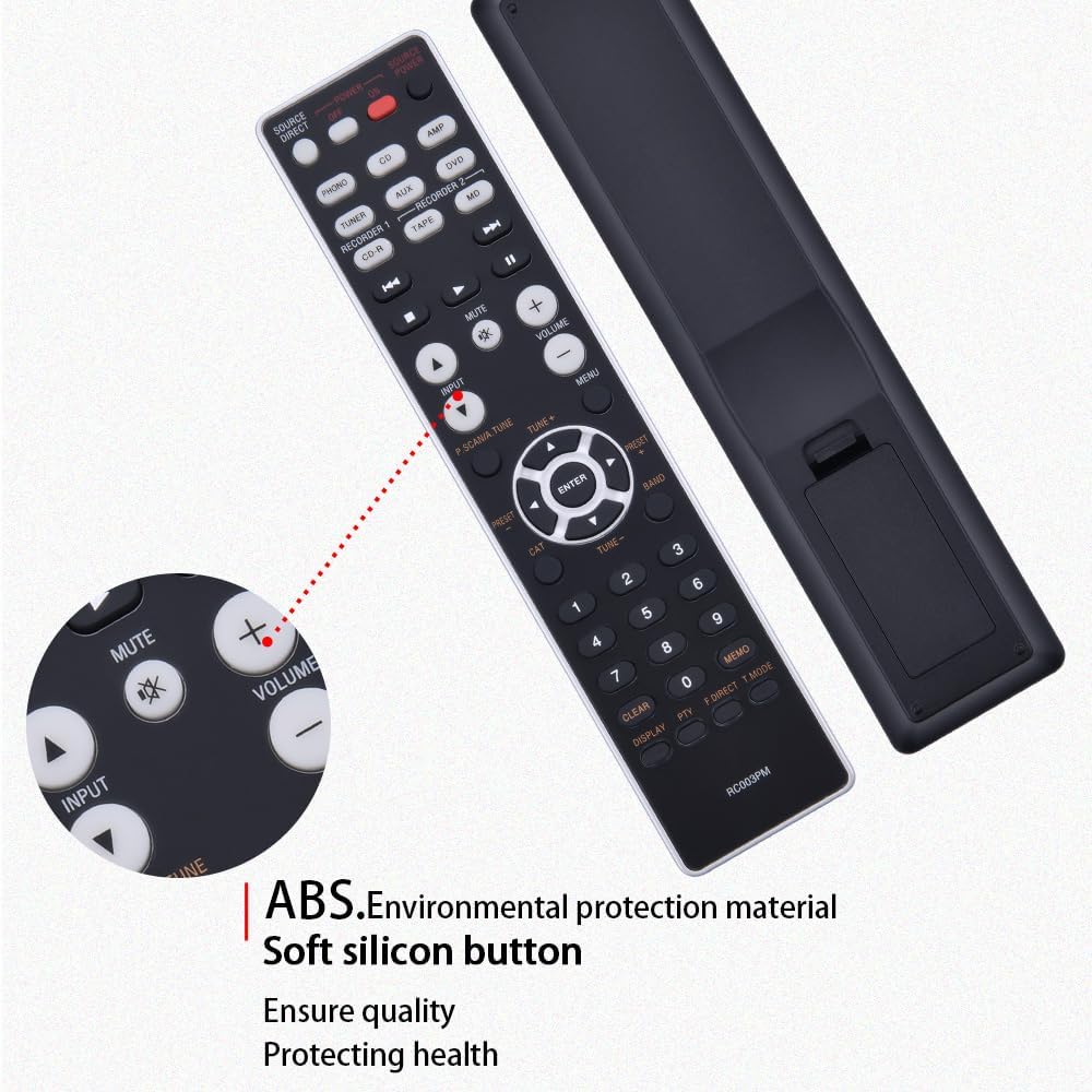 Detalle de TCNOUMT RC003PM Replacement Remote for Marantz PM Series Amplifiers