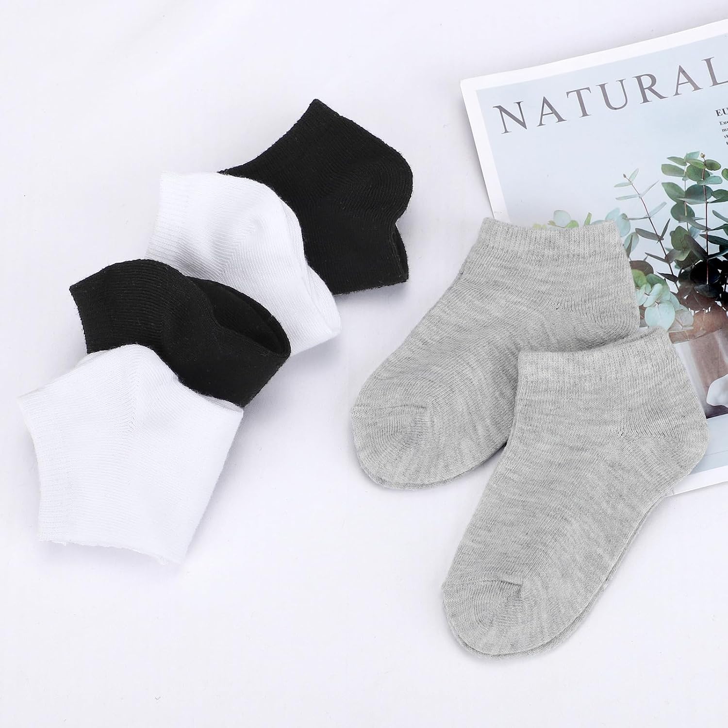 Thumbnail 5 de Auranso 12 Pairs Kid Breathable Athletic Socks