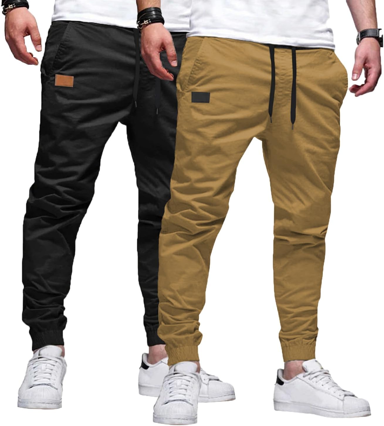 Detalle de JMIERR Casual Joggers Pants 94% Cotton
