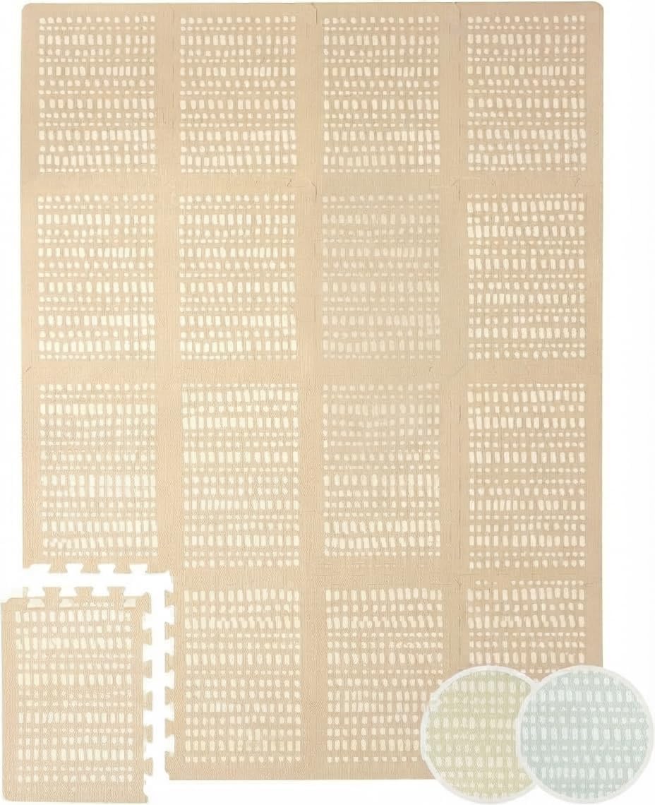 Detalle de Hakuna Matte HM-PM-XL-H-P puzzelmat voor baby’s, 170 x 120 cm, Hygge Sand