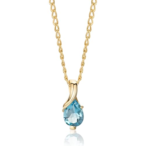 Detalle de MIORE Mujer oro amarillo 9 k topacio
