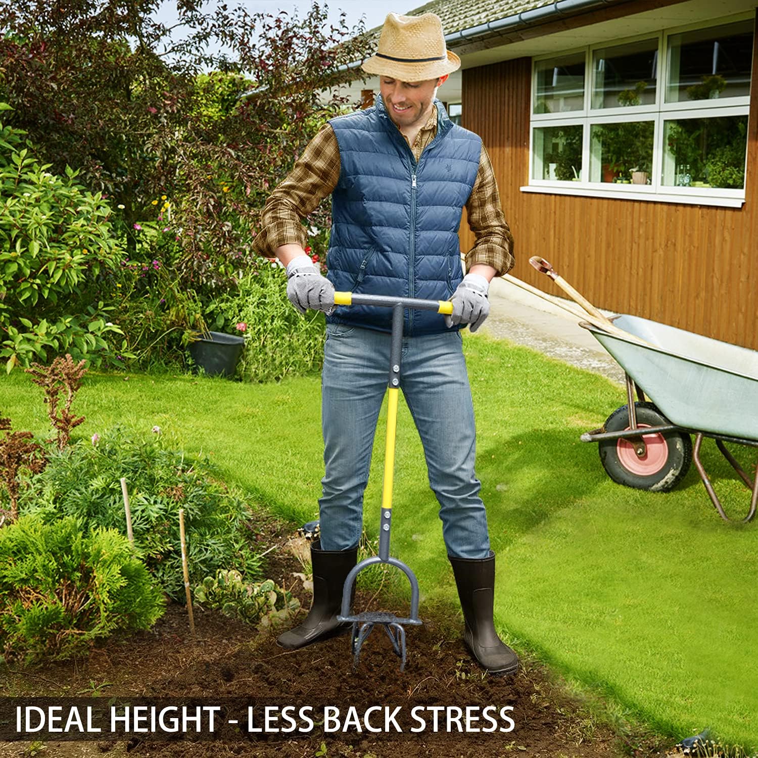 Detalle 2 de Jardineer Garden Twist Tiller Manual