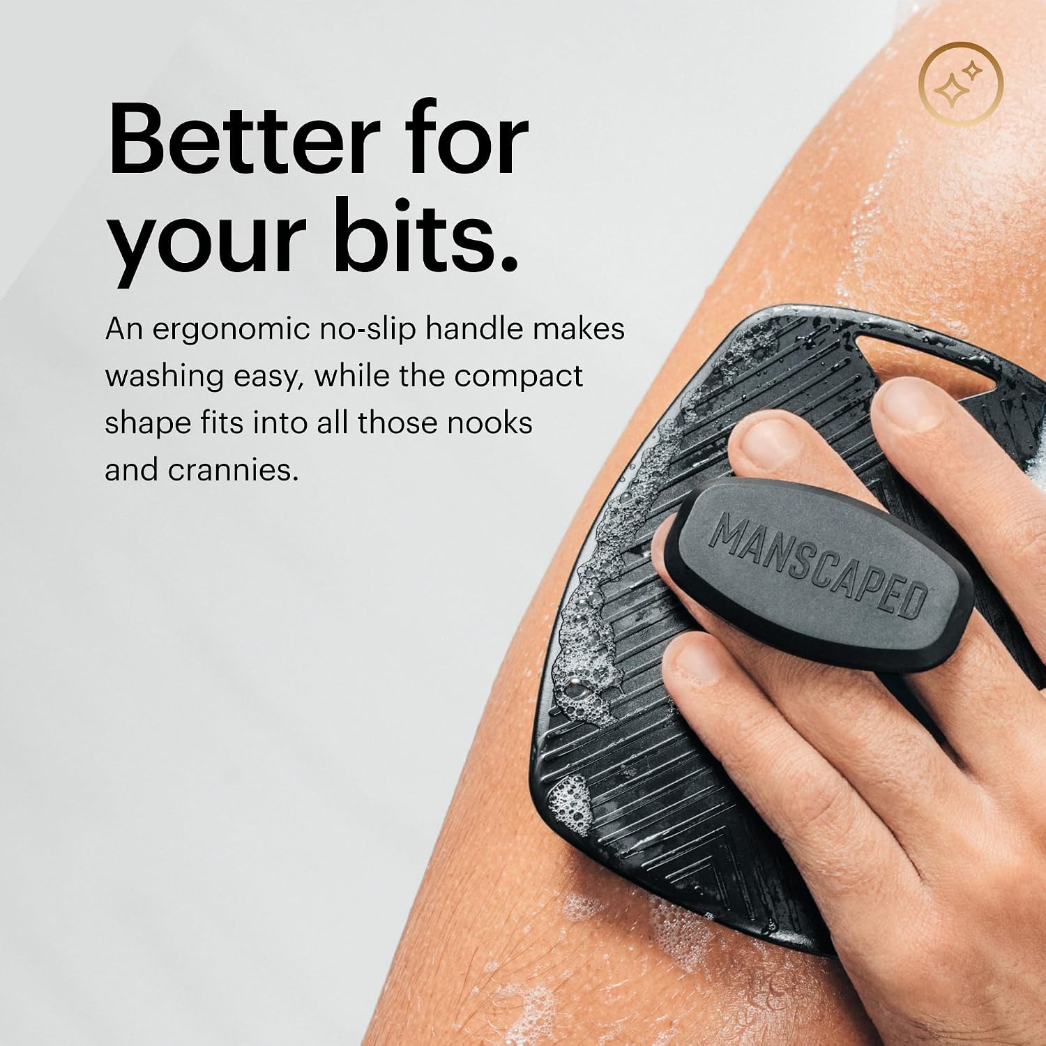 Detalle 2 de MANSCAPED The Body Buffer silicone scrubber