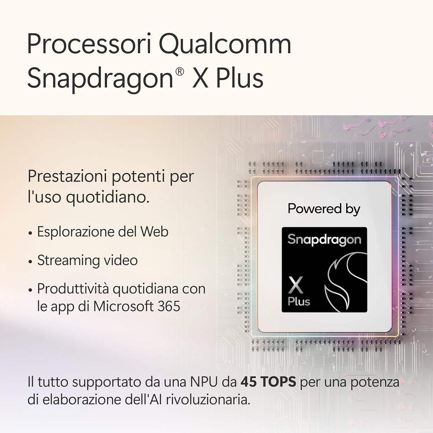 Thumbnail 1 de Microsoft Surface Pro Copilot+ PC con Snapdragon X Plus, 12” touch, 16GB RAM e 512GB Oceano