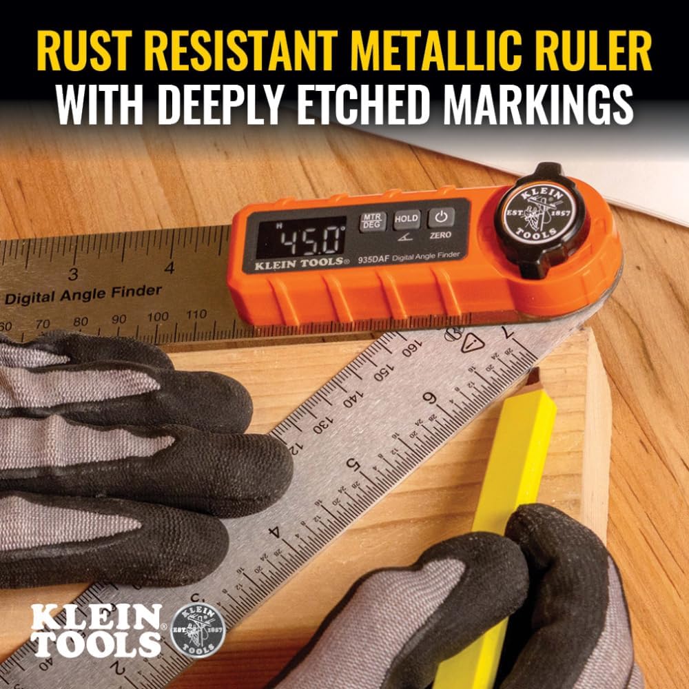 Detalle de Klein Tools 935DAF Digital Angle Finder with Miter Saw Calculator