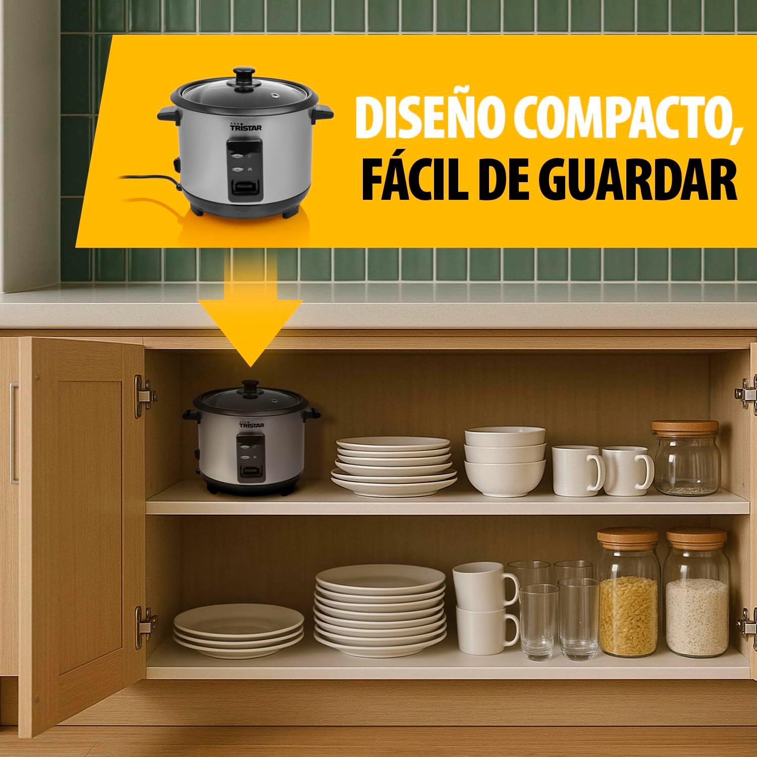 Thumbnail 6 de Tristar RK-6144 Olla arrocera 1 L