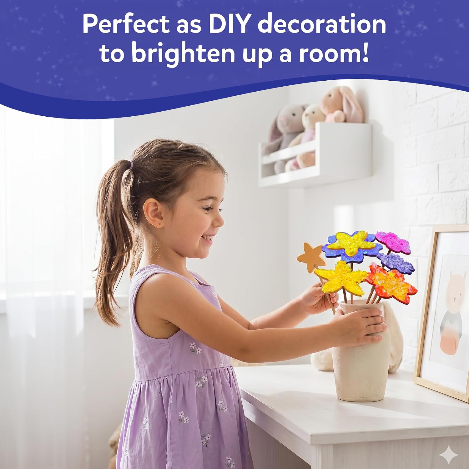 Detalle de Skillmatics Poke-in Art Flower Bouquet kit