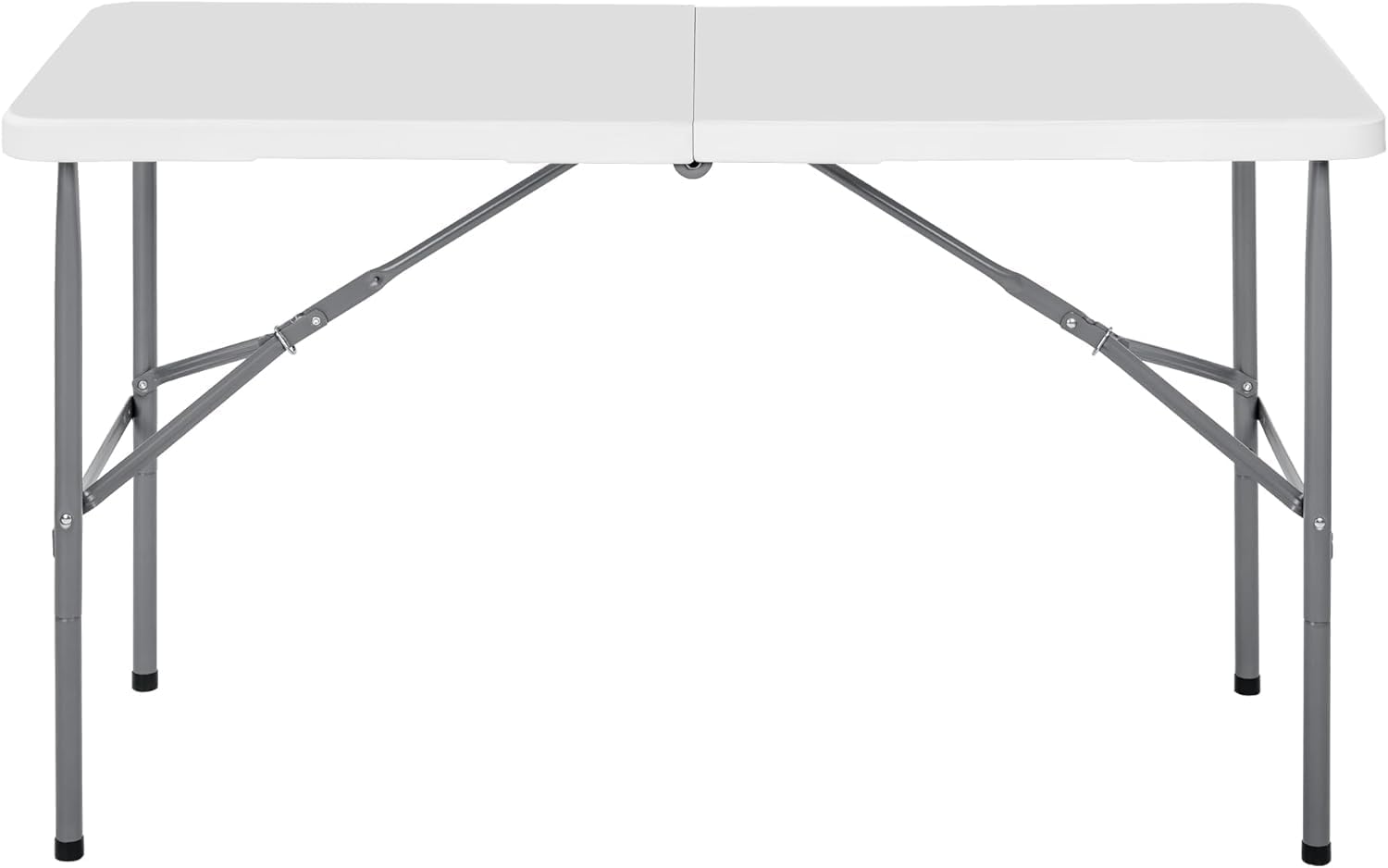 Thumbnail 2 de Mesa plegable de camping T-LOVENDO.ES rectangular auxiliar 122x61 cm (hasta 120 kg), blanca
