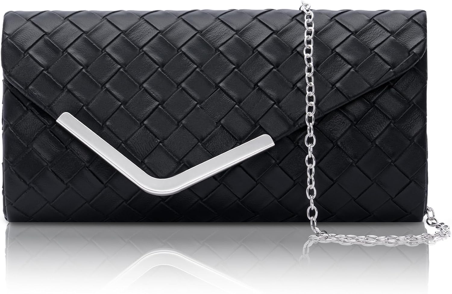 Thumbnail 6 de Larcenciel Women's Clutch with Sequins, Detachable Chain Envelope Bag