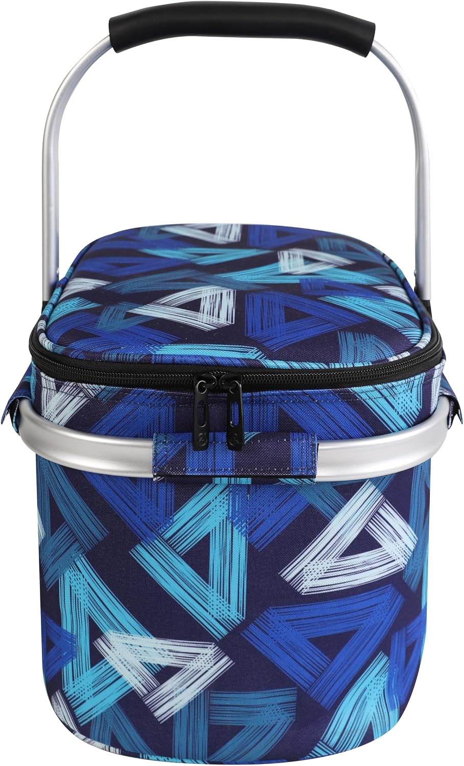 Detalle de ALLCAMP Faltbar Isoliert Kühltasche – Einkaufskorb Thermo mit Deckel, 2 Personen